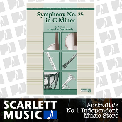 Mozart's Symphony No 25 G Min 3rd/4th Mvt Full Orchestra Gr 4 — view 2