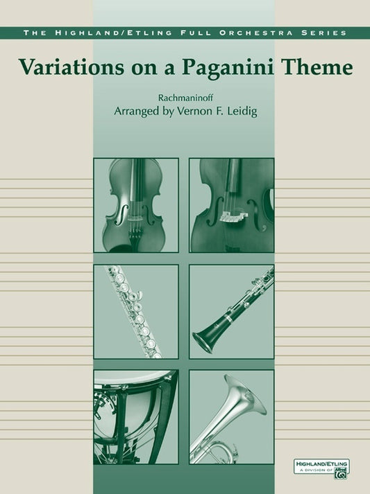 Variations on a Paganini Theme for Grade 4 Vocal Sheet Music