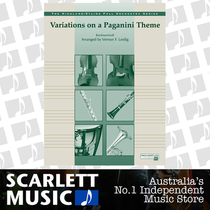 Variations on a Paganini Theme for Grade 4 Vocal Sheet Music — view 2