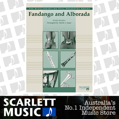 Fandango And Alborada Full Orch Score Only — view 2