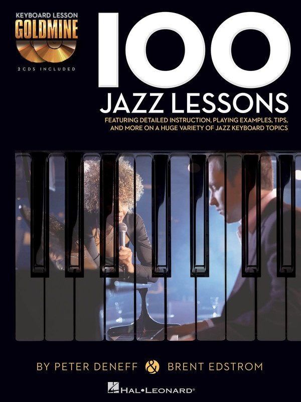 100 Jazz Lessons — Keyboard Lesson Goldmine Series, Book/Online Audio (Hal Leonard)