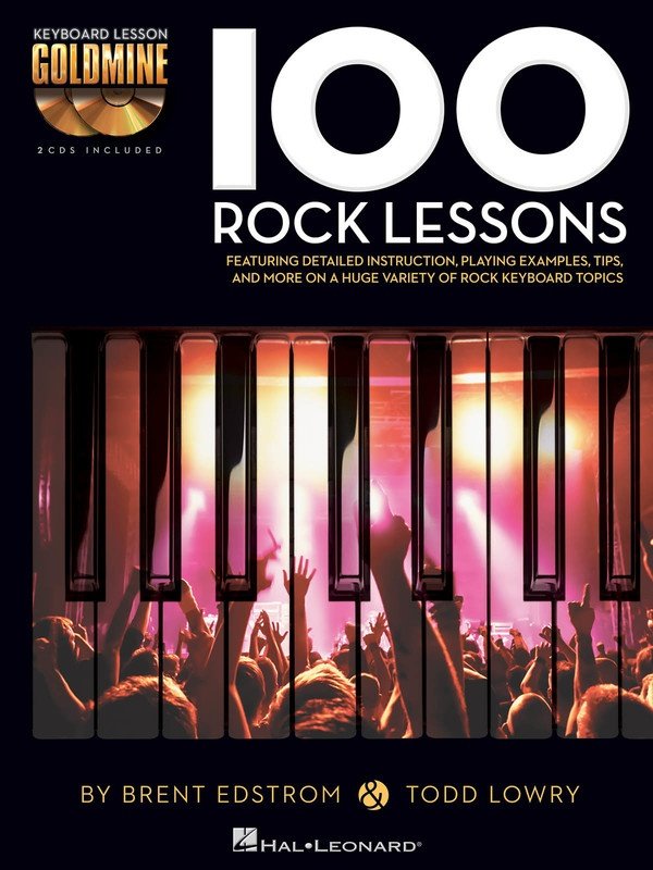 100 Rock Lessons — Keyboard Lesson Goldmine Series (Hal Leonard)