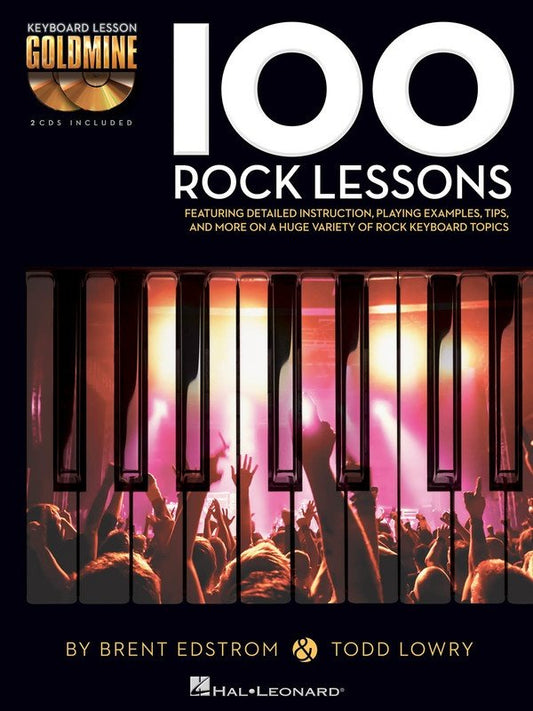 100 Rock Lessons — Keyboard Lesson Goldmine Series (Hal Leonard)