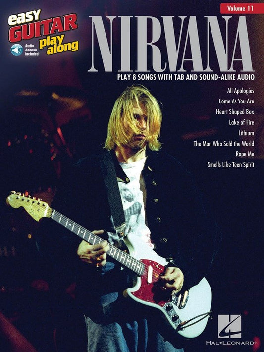 Nirvana — Easy Guitar Play-Along Vol. 11, Book/Online Audio (Hal Leonard)