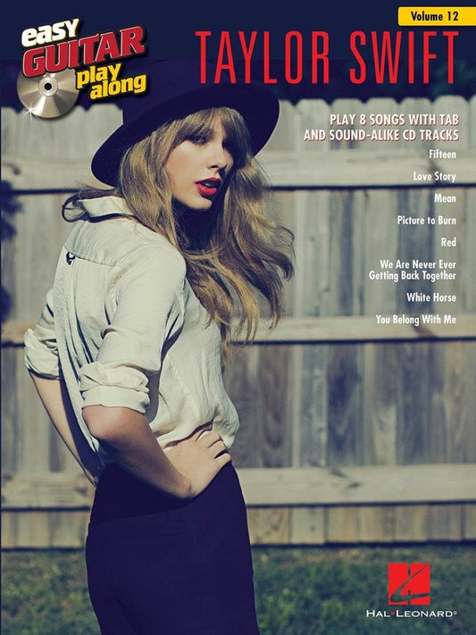 Taylor Swift — Easy Guitar Play-Along Vol. 12, Book/CD (Hal Leonard)