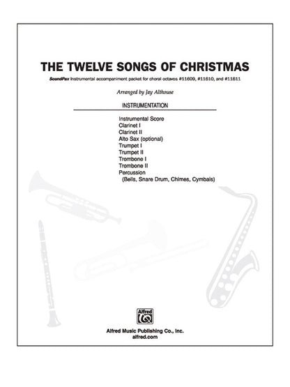 Twelve Songs of Christmas S/PAX Choral Sheet Music