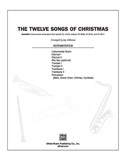 Twelve Songs of Christmas S/PAX Choral Sheet Music