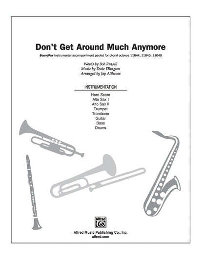 Dont Get Around Much Anymore Soundpax Arr Althouse