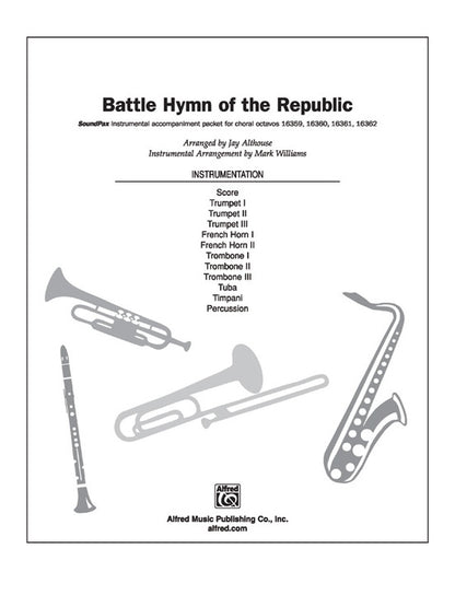 Battle Hymn of the Republic S/PAX Arr Althouse Choral Sheet Music