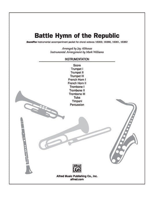 Battle Hymn of the Republic S/PAX Arr Althouse Choral Sheet Music