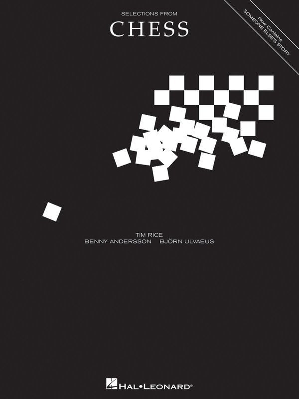 Chess Vocal Selections Piano Songbook with 15 selections including One Night in Bangkok and more