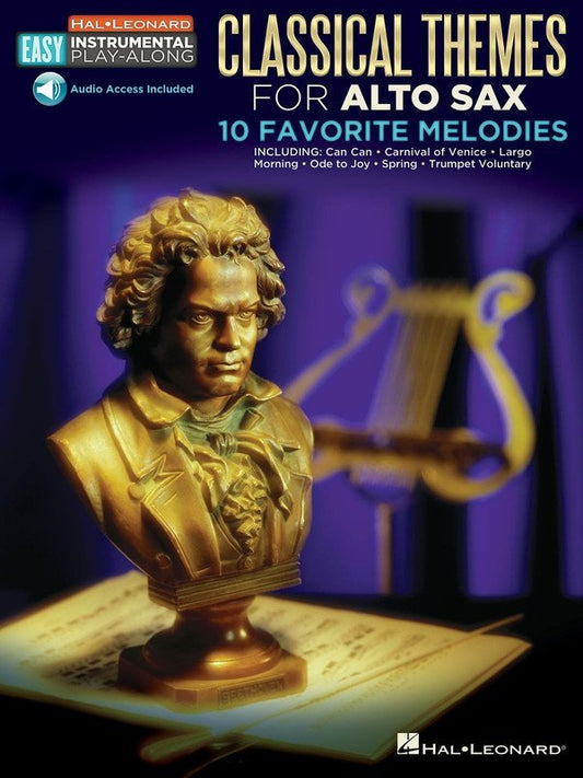 Classical Themes for Alto Sax — Easy Instrumental Play-Along (Hal Leonard)