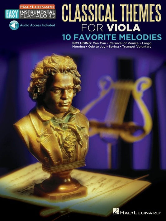 Classical Themes for Viola — Easy Instrumental Play-Along (Hal Leonard)