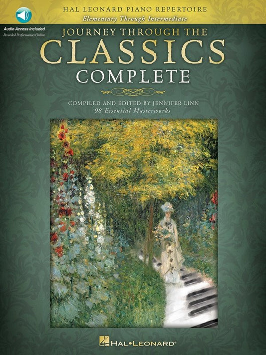 Journey Through the Classics: Complete — Piano, Book/Online Audio (Hal Leonard)