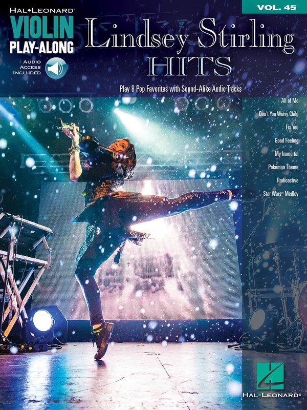 Lindsey Stirling Hits Violin Playalong V45 Bk/Ola (Hal Leonard)
