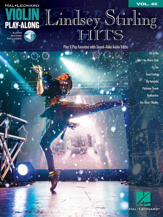 Lindsey Stirling Hits Violin Playalong V45 Bk/Ola (Hal Leonard)
