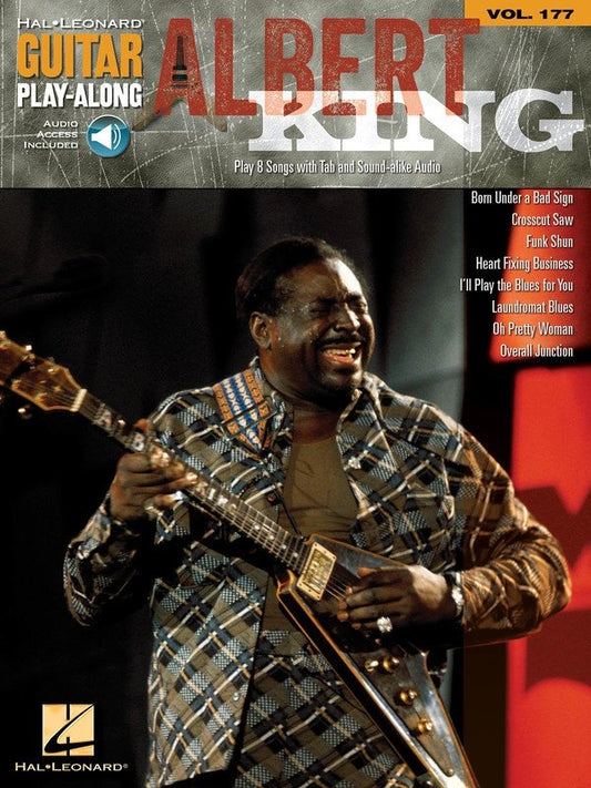 Albert King — Guitar Play-Along Vol. 177, Standard Notation & TAB, Book/Online Audio (Hal Leonard)