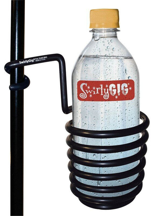 Original SwirlyGig 1/2 Black Drink Holder for Mic Stands and More