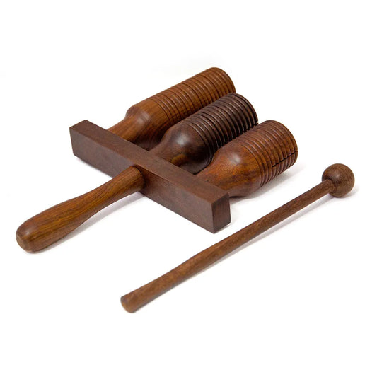 Guiro Tone Block Triple - Rosewood