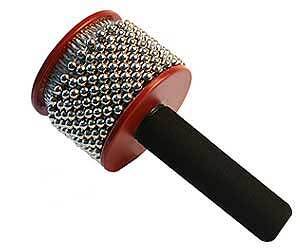 Cabasa-9 Ring/3.25in w/Sponge Handle