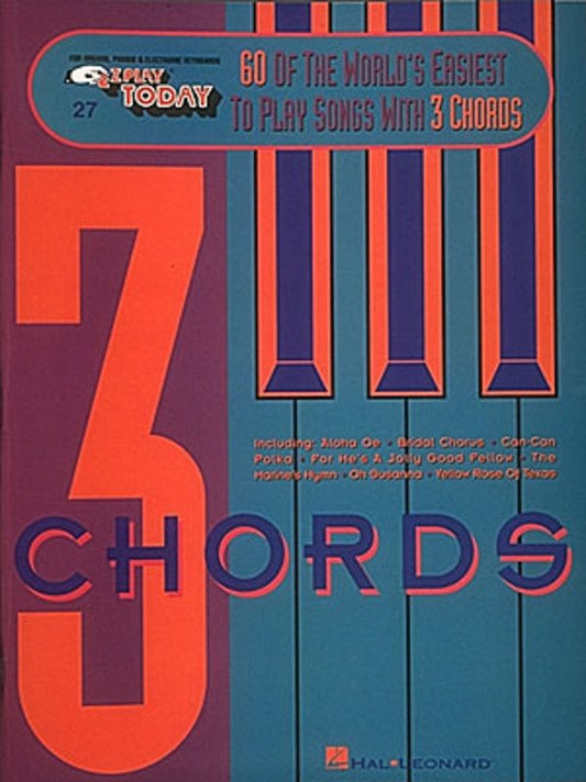 60 Easy Songs with 3 Chords for Keyboard - E-Z Play 27
