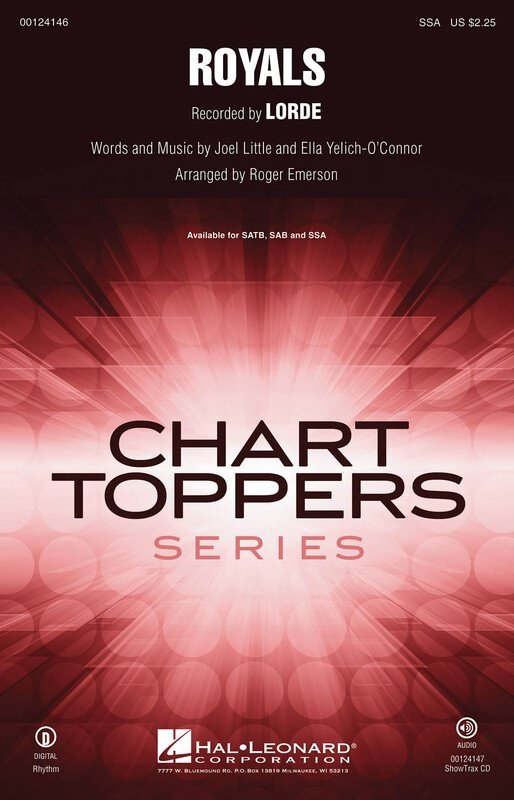 Royals — SSA Choral Score, arr. Roger Emerson (Hal Leonard)