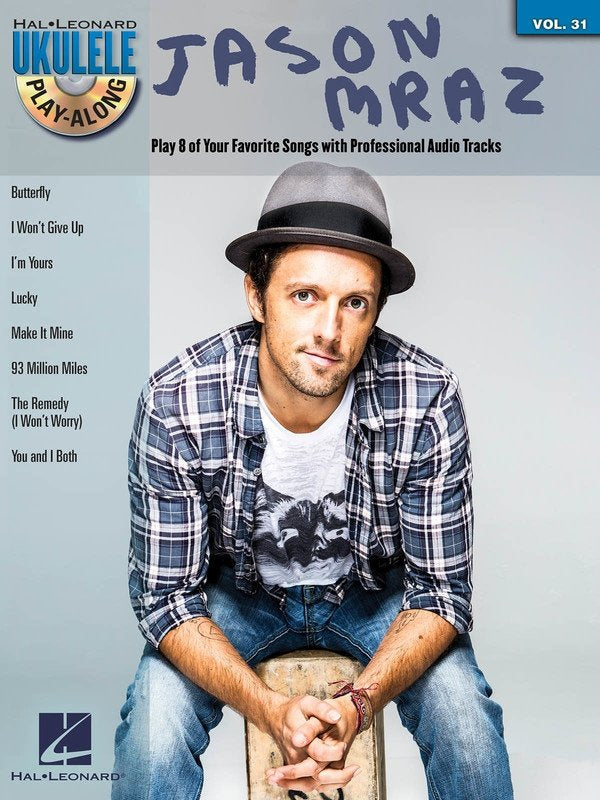 Jason Mraz — Ukulele Play-Along Vol. 31, Book/CD (Hal Leonard)