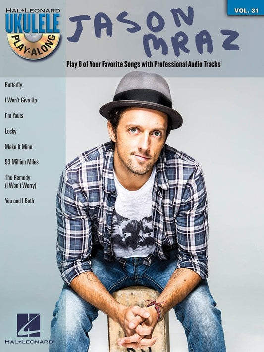 Jason Mraz — Ukulele Play-Along Vol. 31, Book/CD (Hal Leonard)