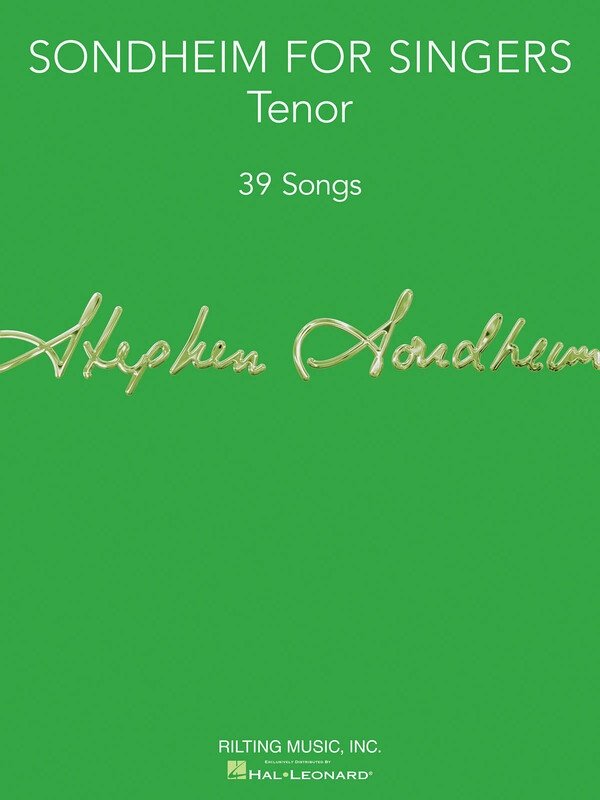 Sondheim for Singers — Tenor (Rilting Music, Inc.)