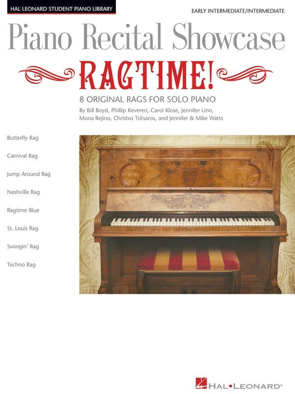 Piano Recital Showcase Ragtime Int Piano HLSPL (Softcover Book)