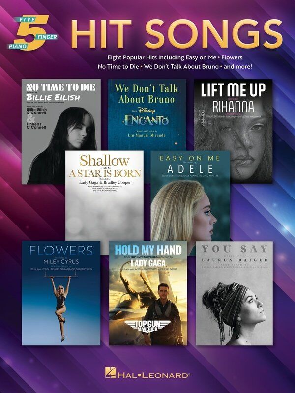 Hit Songs for Five Finger Piano by Hal Leonard