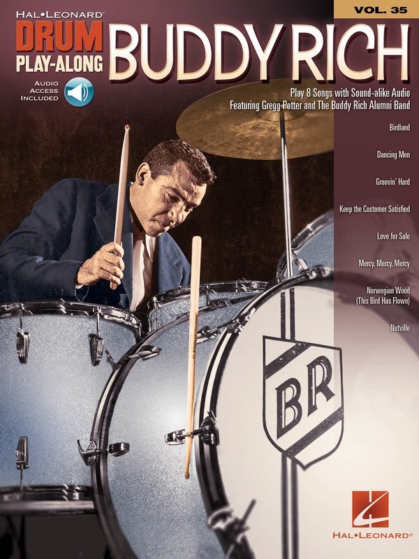 Buddy Rich — Drum Play-Along Vol. 35, Book/Online Audio (Hal Leonard)
