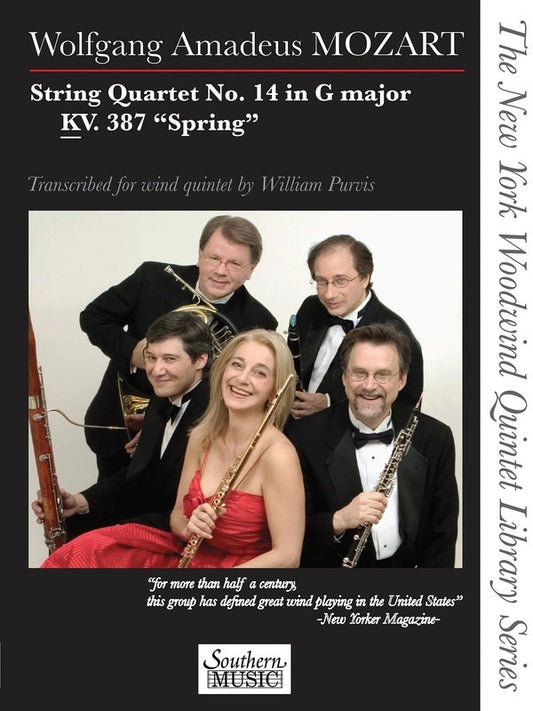 String Quartet Trans Winds No 14 K 387 Scpts (Music Score/Parts)