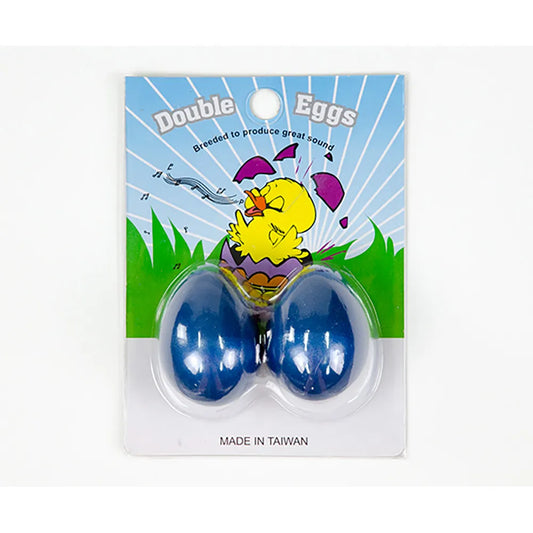 Dark Blue Egg Shakers Pair on Card