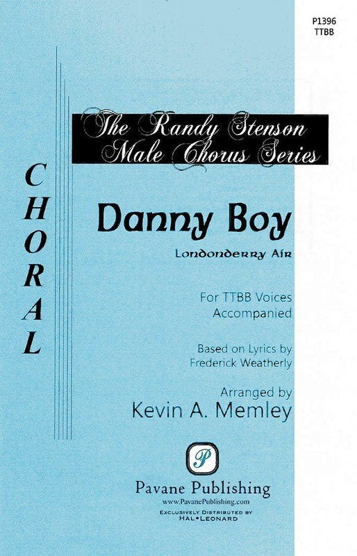 Danny Boy — SATB Choral Score (Pavane Publishing)