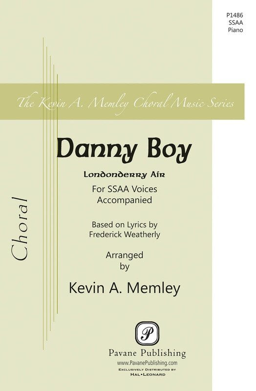 Danny Boy — SSAA Choral Score (Pavane Publishing)