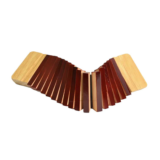 Kokiriko 17 Band Rhythm Unit - Traditional Japanese Instrument with Honey-Colored Handles