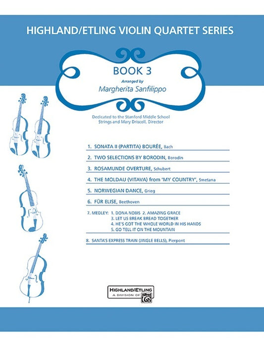 Highland/Ettling Violin Quartet Series Set 3
