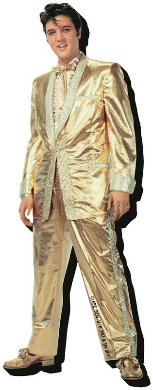 Elvis Gold Chunky Magnet (Aquarius)