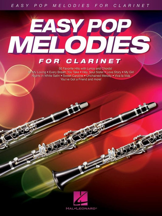 Easy Pop Melodies For Clarinet (Hal Leonard)