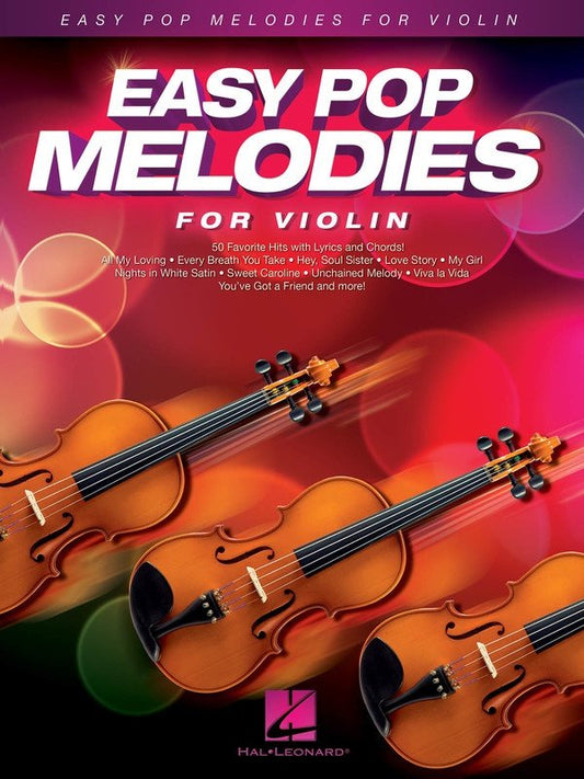 Easy Pop Melodies for Violin (Hal Leonard)