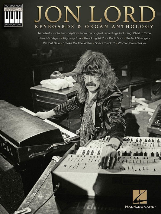 Jon Lord: Keyboards & Organ Anthology — Keyboard Recorded Versions (Hal Leonard)