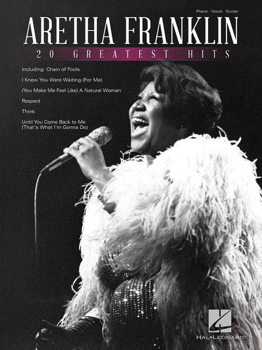 Aretha Franklin: 20 Greatest Hits — Piano/Vocal/Guitar (Hal Leonard)