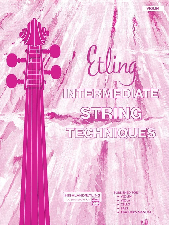 Etling String Class Method Interm Str Tech Violin