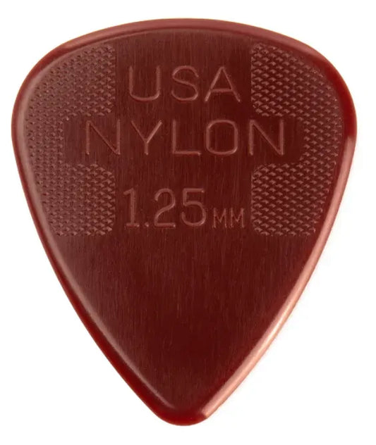 Jim Dunlop 1.25mm Grey Nylon Guitar Pick (Single)