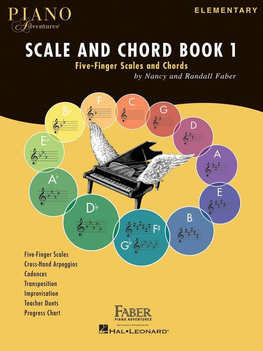 Piano Adventures Scale and Chord Book 1 (Faber Piano Adventures)