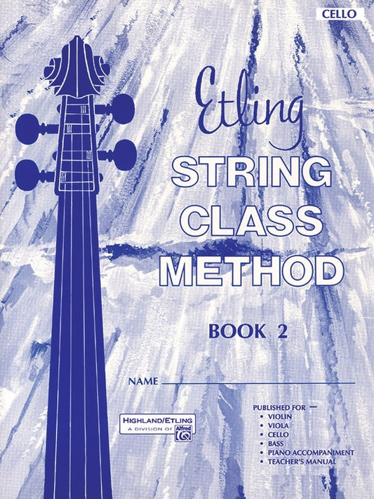 Etling String Class Method Book 2 Vc