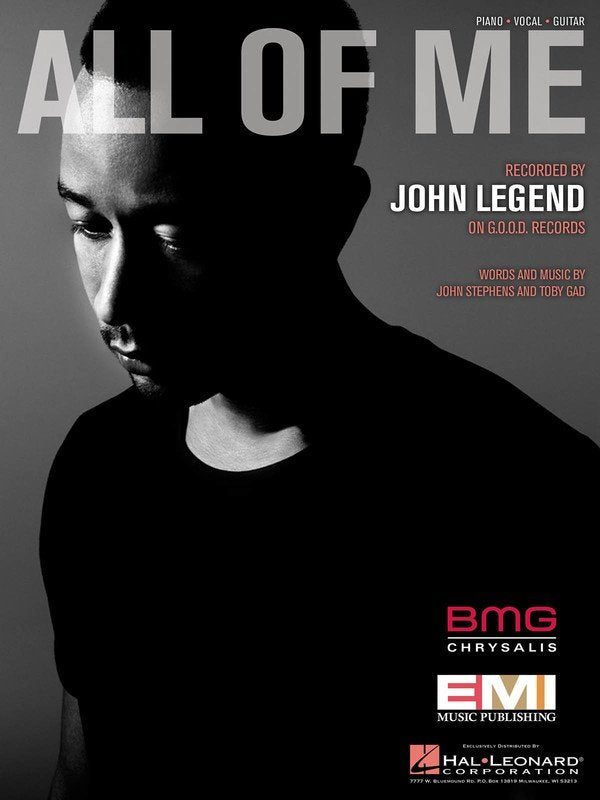 John Legend - All Of Me Pvg S/S (Hal Leonard)