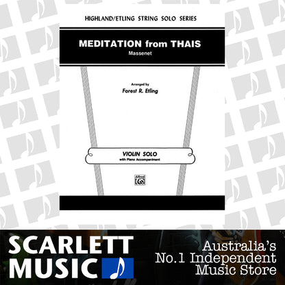 Meditiation From Thais - Violin/Piano — view 2