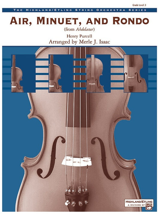 Air Minuet And Rondo String Orchestra Gr 3